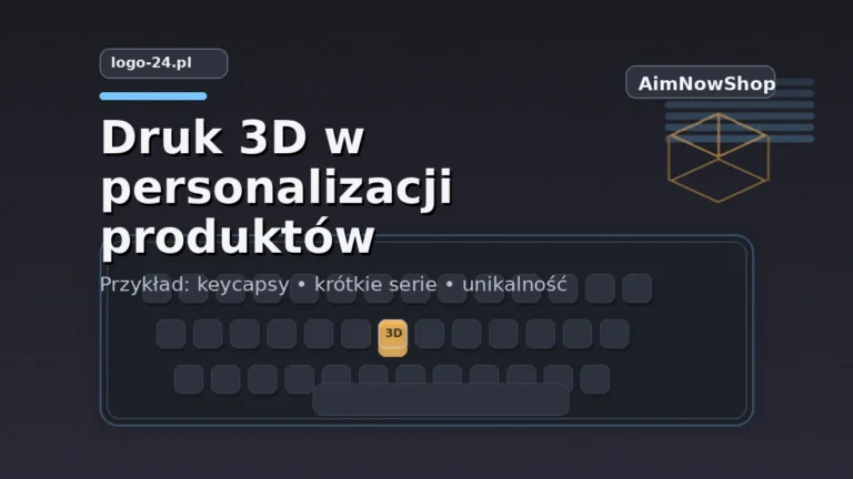 Druk 3D w personalizacji produktów – przykład keycapsów