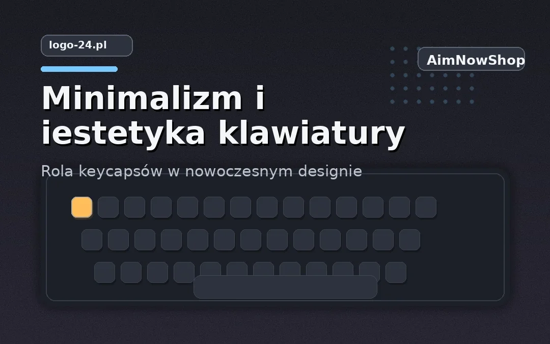minimalistyczne keycaps