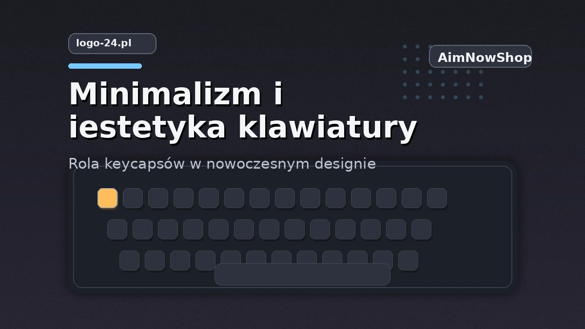 Minimalizm i estetyka klawiatury – rola keycapsów w nowoczesnym designie