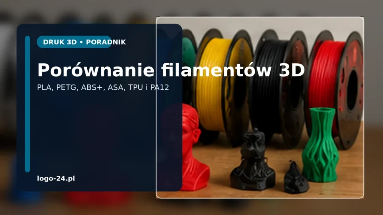 PLA, PETG, ABS+, ASA, TPU i PA12 – szybkie porównanie materiałów