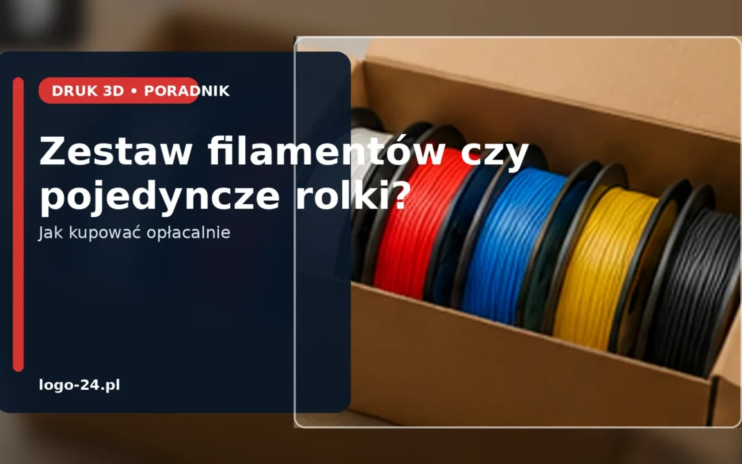 Zestaw filamentów czy pojedyncze rolki – co bardziej opłaca się w pracowni?